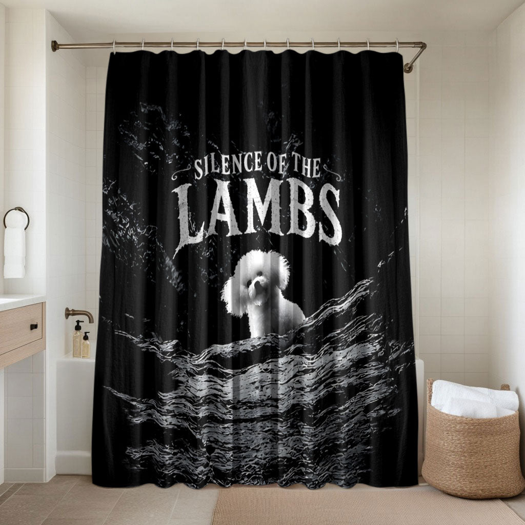 A Little Lamb in the Killer Silence Cute Serial Dog Bathroom Set Pet Lover
