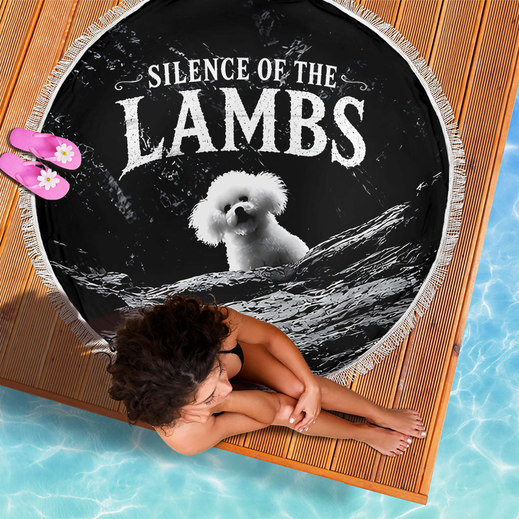 A Little Lamb in the Killer Silence Cute Serial Dog Beach Blanket Pet Lover