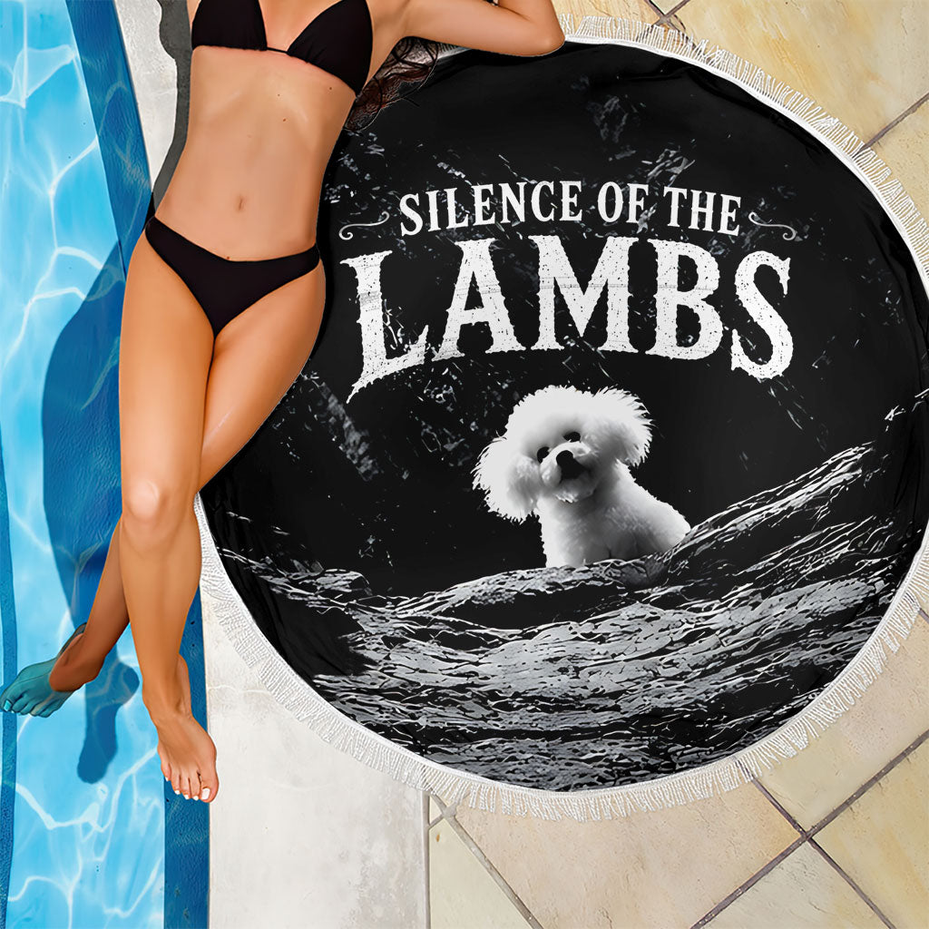 A Little Lamb in the Killer Silence Cute Serial Dog Beach Blanket Pet Lover