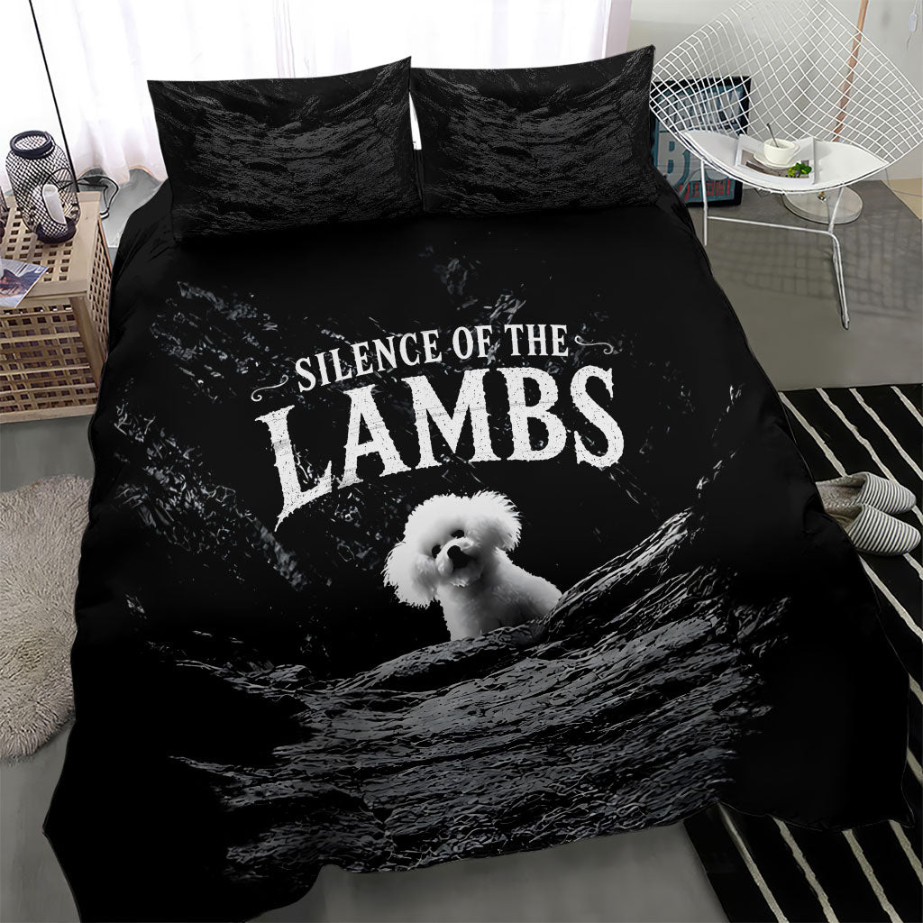 A Little Lamb in the Killer Silence Cute Serial Dog Bedding Set Pet Lover