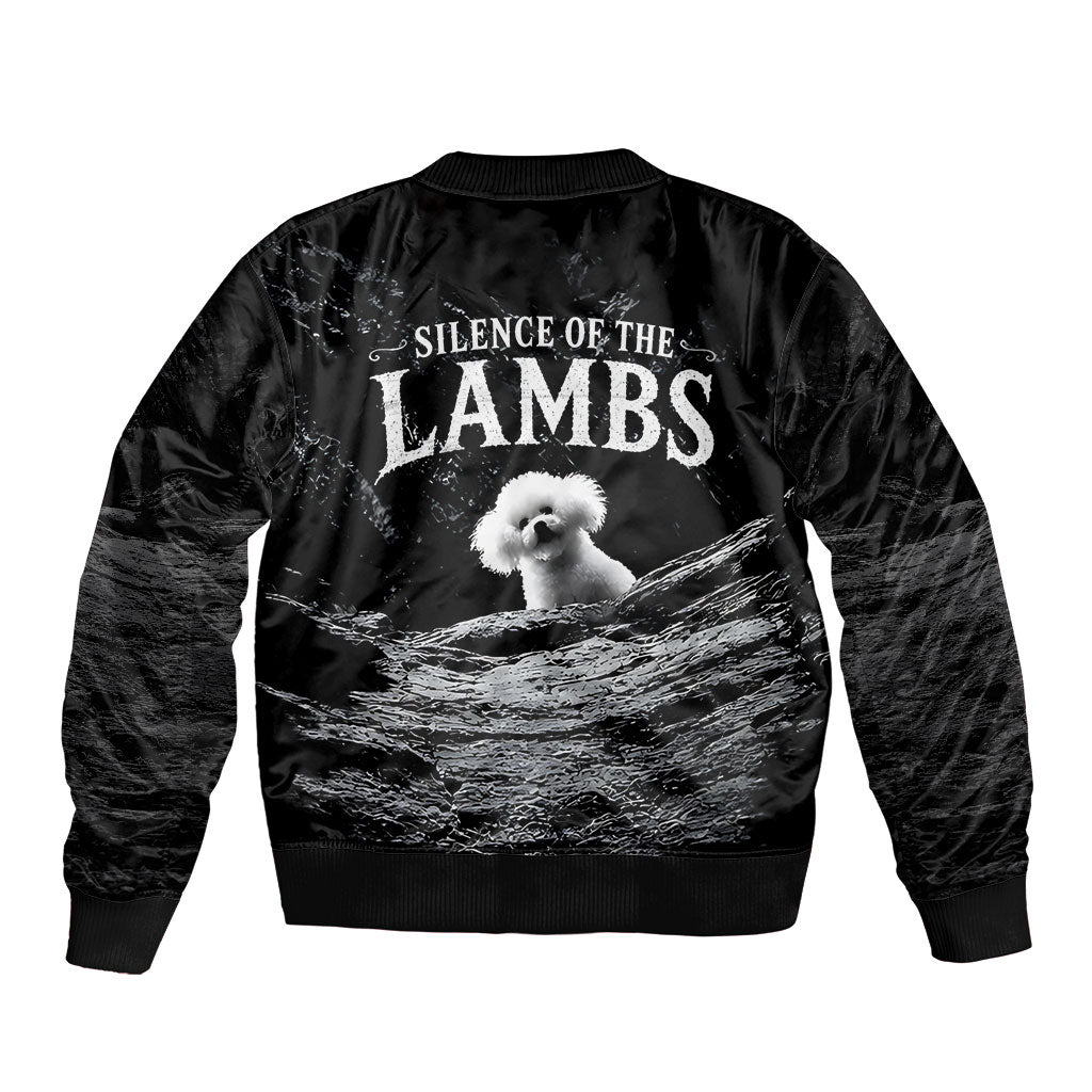 A Little Lamb in the Killer Silence Cute Serial Dog Bomber Jacket Pet Lover