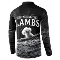 A Little Lamb in the Killer Silence Cute Serial Dog Button Sweatshirt Pet Lover