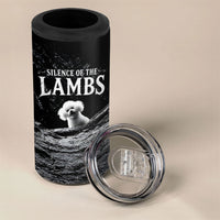 A Little Lamb in the Killer Silence Cute Serial Dog 4 in 1 Can Cooler Tumbler Pet Lover