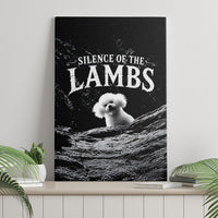 A Little Lamb in the Killer Silence Cute Serial Dog Canvas Wall Art Pet Lover