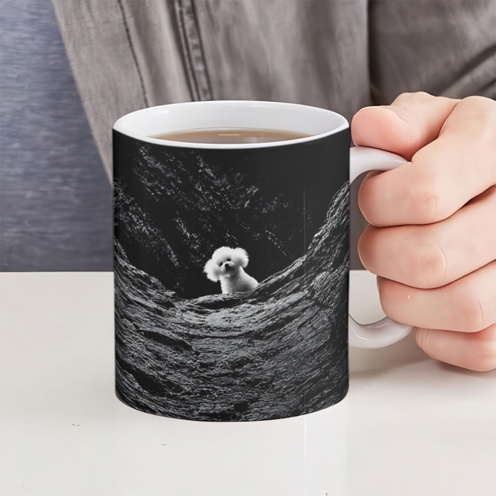 A Little Lamb in the Killer Silence Cute Serial Dog Ceramic Mug Pet Lover