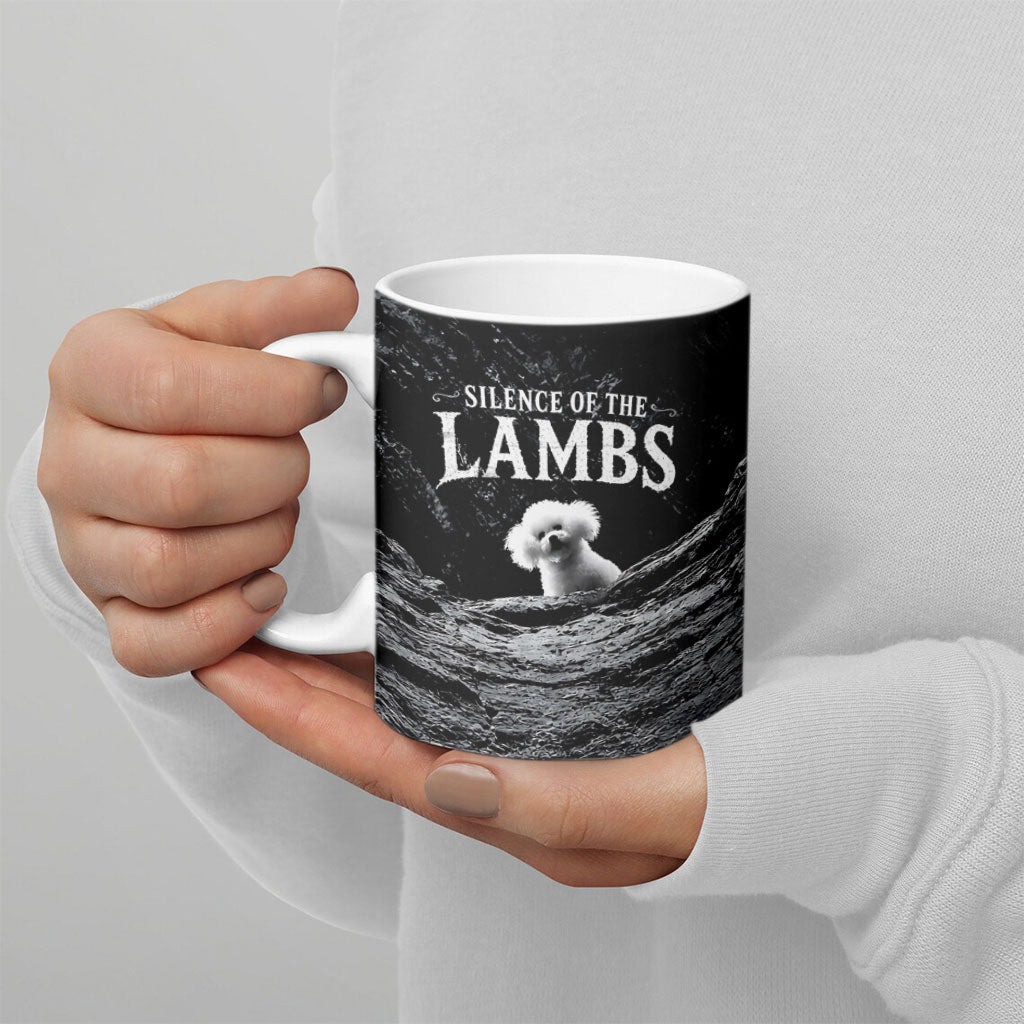 A Little Lamb in the Killer Silence Cute Serial Dog Ceramic Mug Pet Lover