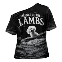 A Little Lamb in the Killer Silence Cute Serial Dog Cross Shoulder Shirt Pet Lover