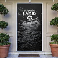 A Little Lamb in the Killer Silence Cute Serial Dog Door Cover Pet Lover