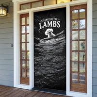 A Little Lamb in the Killer Silence Cute Serial Dog Door Cover Pet Lover