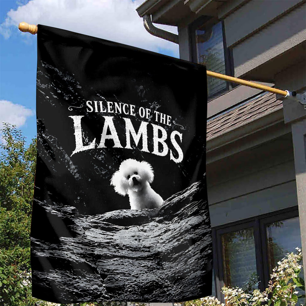 A Little Lamb in the Killer Silence Cute Serial Dog Garden Flag Pet Lover