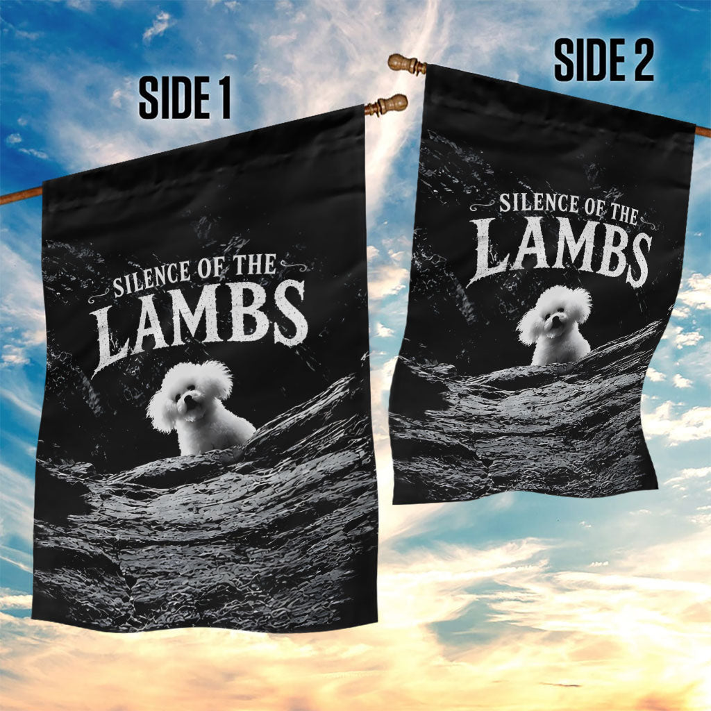 A Little Lamb in the Killer Silence Cute Serial Dog Garden Flag Pet Lover