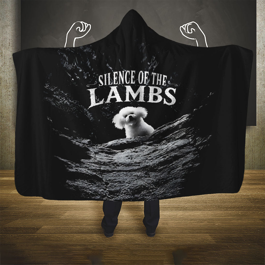 A Little Lamb in the Killer Silence Cute Serial Dog Hooded Blanket Pet Lover