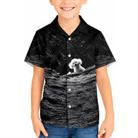 A Little Lamb in the Killer Silence Cute Serial Dog Kid Hawaiian Shirt Pet Lover