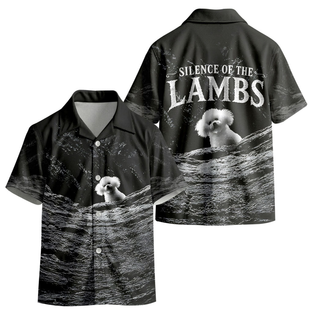 A Little Lamb in the Killer Silence Cute Serial Dog Kid Hawaiian Shirt Pet Lover