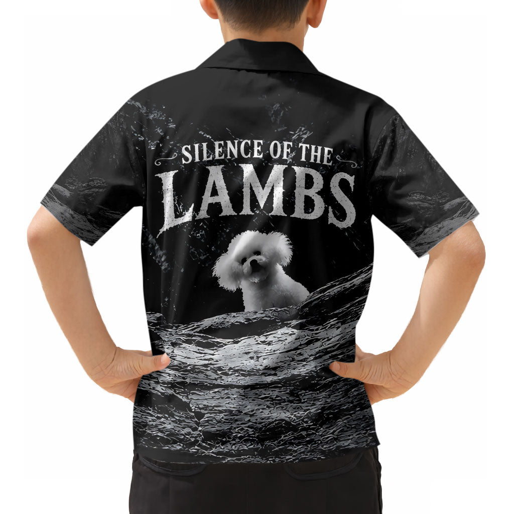 A Little Lamb in the Killer Silence Cute Serial Dog Kid Hawaiian Shirt Pet Lover