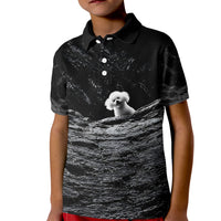 A Little Lamb in the Killer Silence Cute Serial Dog Kid Polo Shirt Pet Lover