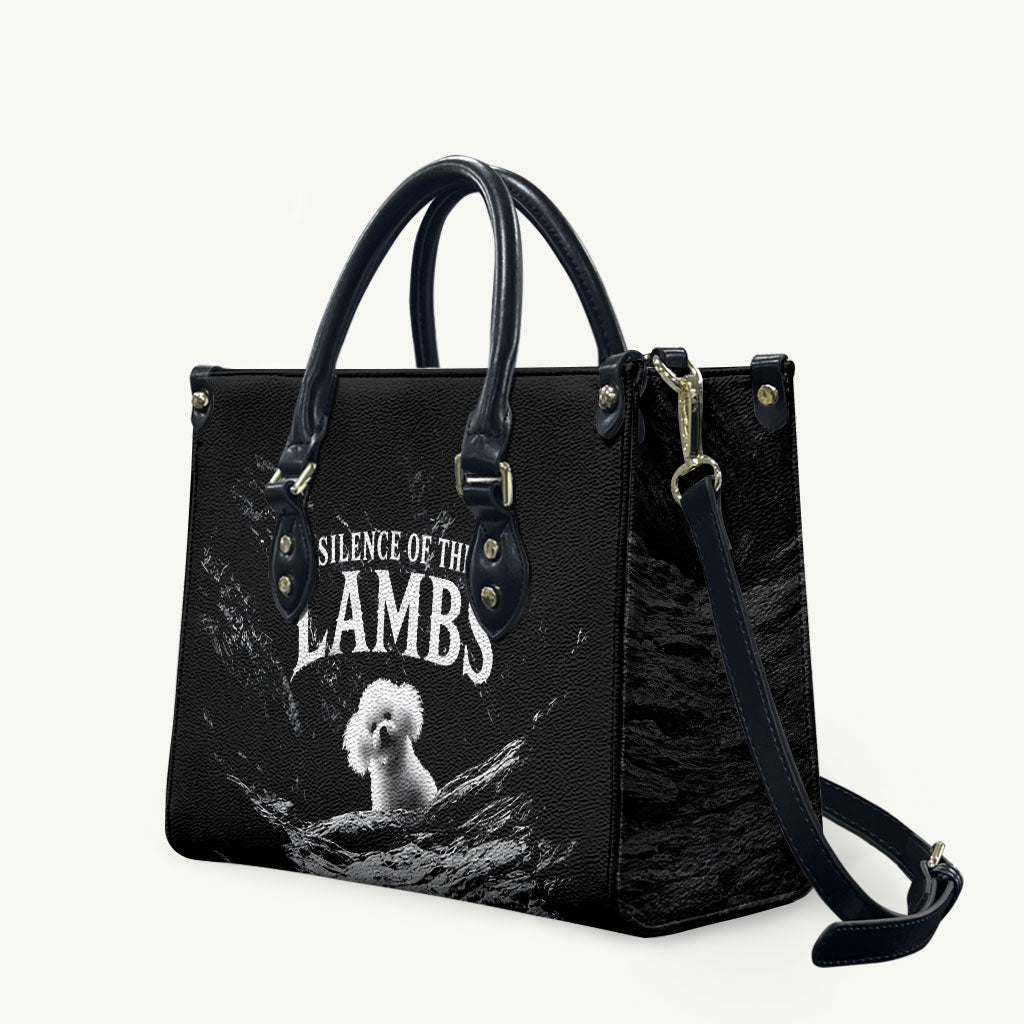 A Little Lamb in the Killer Silence Cute Serial Dog Leather Bag Pet Lover