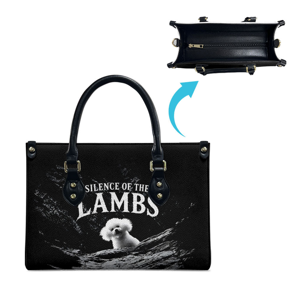A Little Lamb in the Killer Silence Cute Serial Dog Leather Bag Pet Lover