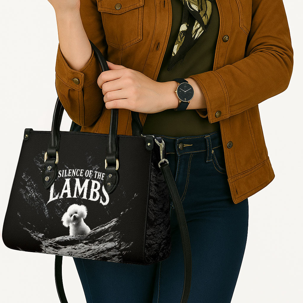 A Little Lamb in the Killer Silence Cute Serial Dog Leather Bag Pet Lover