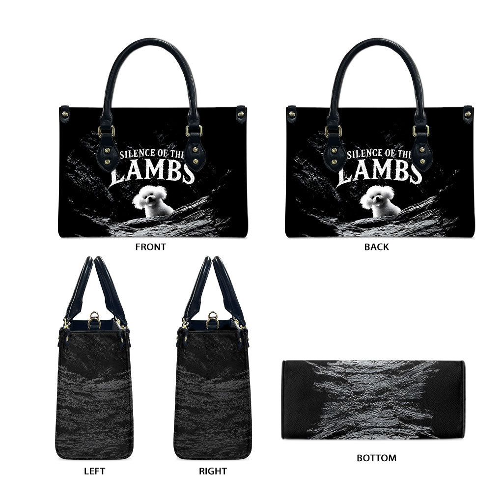 A Little Lamb in the Killer Silence Cute Serial Dog Leather Bag Pet Lover