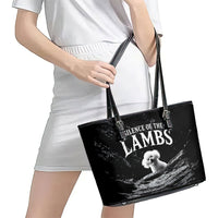 A Little Lamb in the Killer Silence Cute Serial Dog Leather Tote Bag Pet Lover