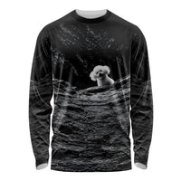 A Little Lamb in the Killer Silence Cute Serial Dog Long Sleeve Shirt Pet Lover