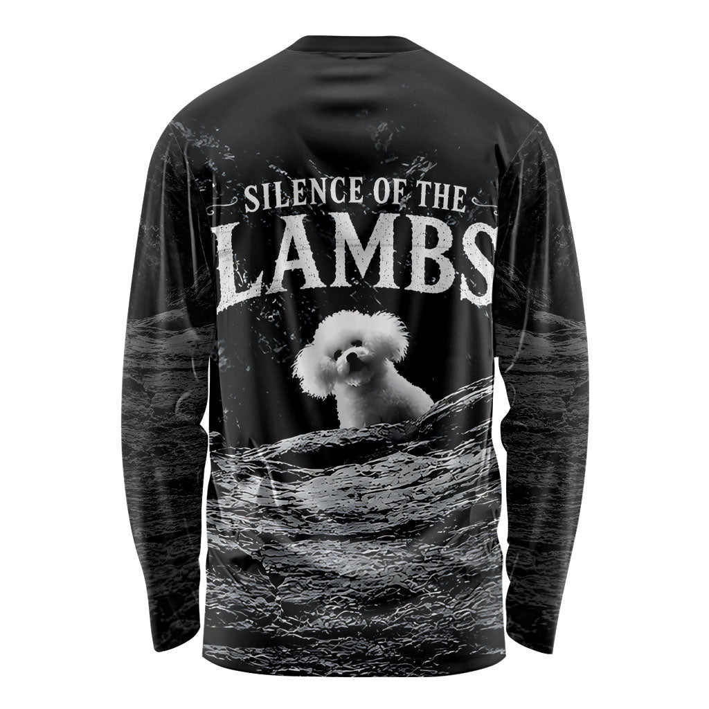 A Little Lamb in the Killer Silence Cute Serial Dog Long Sleeve Shirt Pet Lover