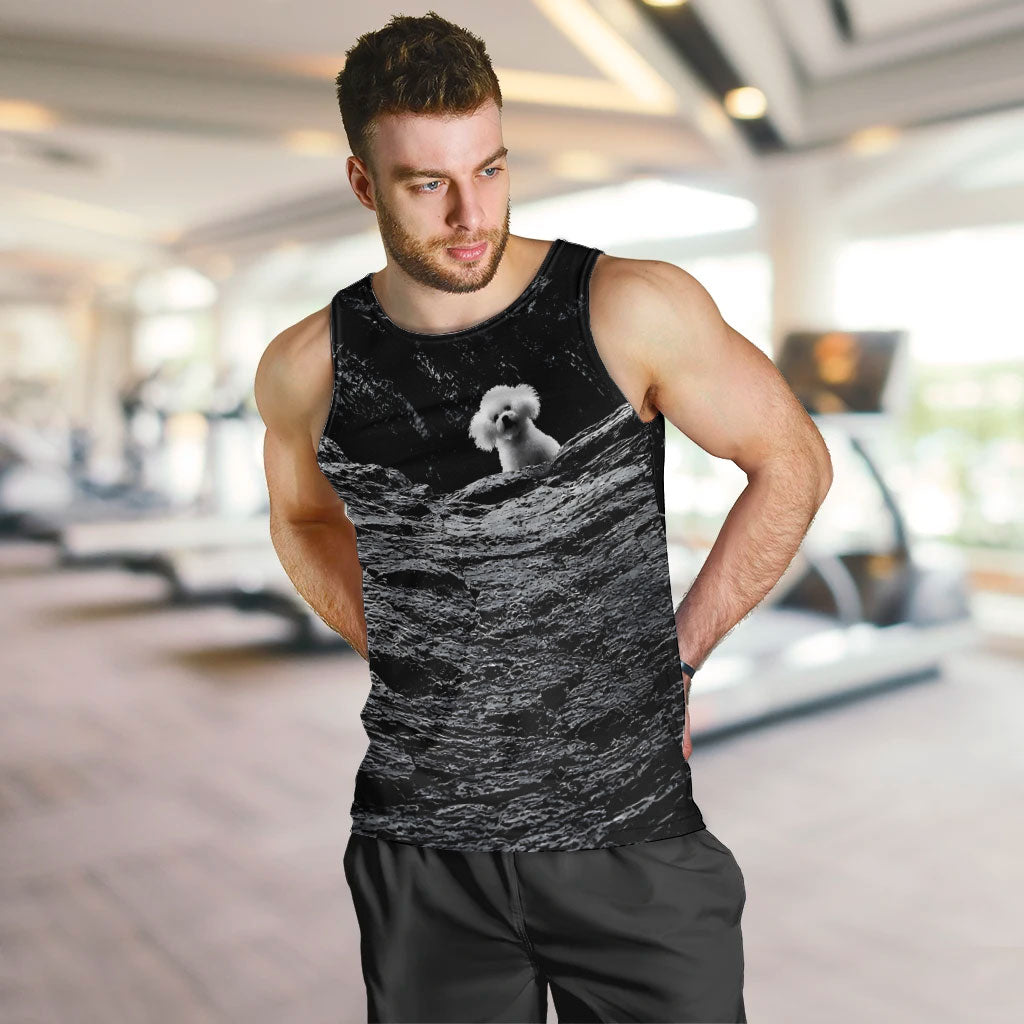 A Little Lamb in the Killer Silence Cute Serial Dog Men Tank Top Pet Lover