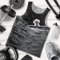 A Little Lamb in the Killer Silence Cute Serial Dog Men Tank Top Pet Lover