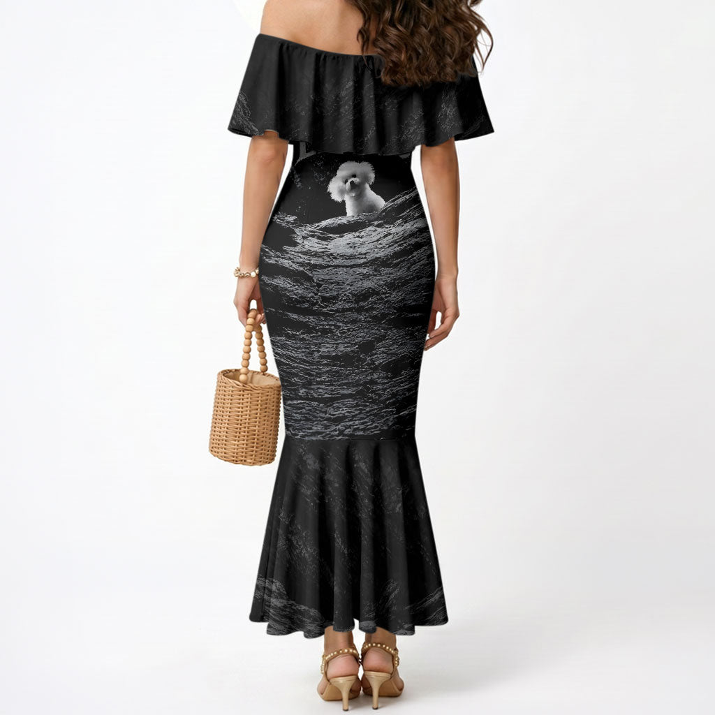 A Little Lamb in the Killer Silence Cute Serial Dog Mermaid Dress Pet Lover