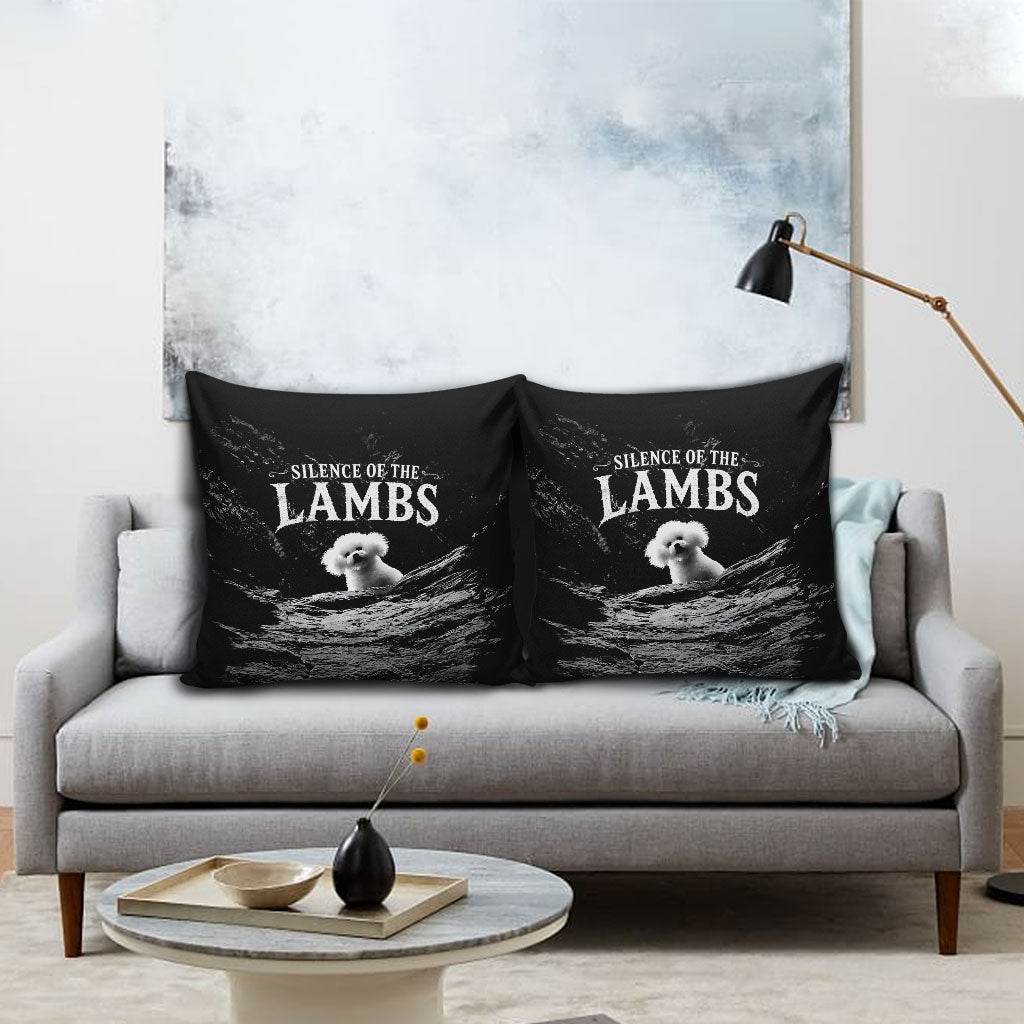 A Little Lamb in the Killer Silence Cute Serial Dog Pillow Cover Pet Lover