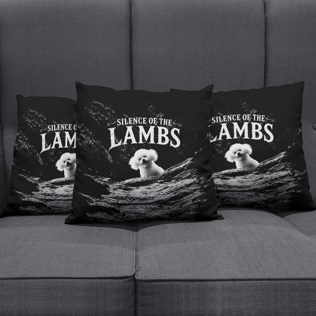 A Little Lamb in the Killer Silence Cute Serial Dog Pillow Cover Pet Lover