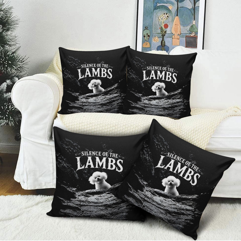 A Little Lamb in the Killer Silence Cute Serial Dog Pillow Cover Pet Lover