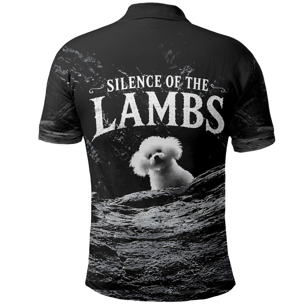 A Little Lamb in the Killer Silence Cute Serial Dog Polo Shirt Pet Lover