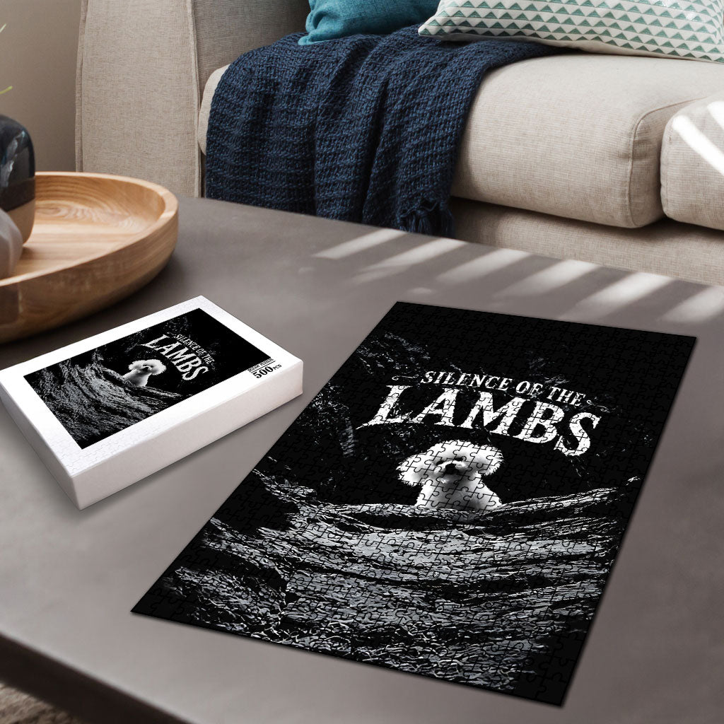 A Little Lamb in the Killer Silence Cute Serial Dog Puzzle Pet Lover