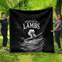 A Little Lamb in the Killer Silence Cute Serial Dog Quilt Pet Lover
