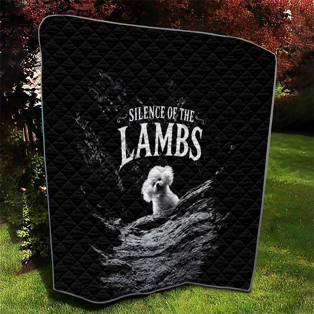 A Little Lamb in the Killer Silence Cute Serial Dog Quilt Pet Lover