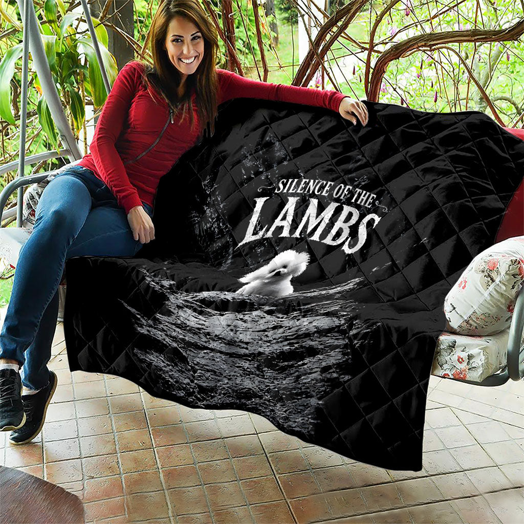 A Little Lamb in the Killer Silence Cute Serial Dog Quilt Pet Lover