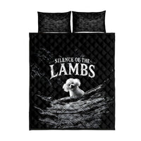A Little Lamb in the Killer Silence Cute Serial Dog Quilt Bed Set Pet Lover