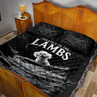 A Little Lamb in the Killer Silence Cute Serial Dog Quilt Bed Set Pet Lover