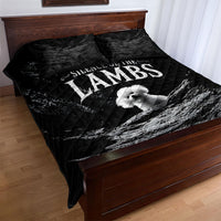 A Little Lamb in the Killer Silence Cute Serial Dog Quilt Bed Set Pet Lover