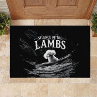 A Little Lamb in the Killer Silence Cute Serial Dog Rubber Doormat Pet Lover