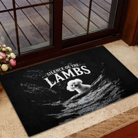 A Little Lamb in the Killer Silence Cute Serial Dog Rubber Doormat Pet Lover