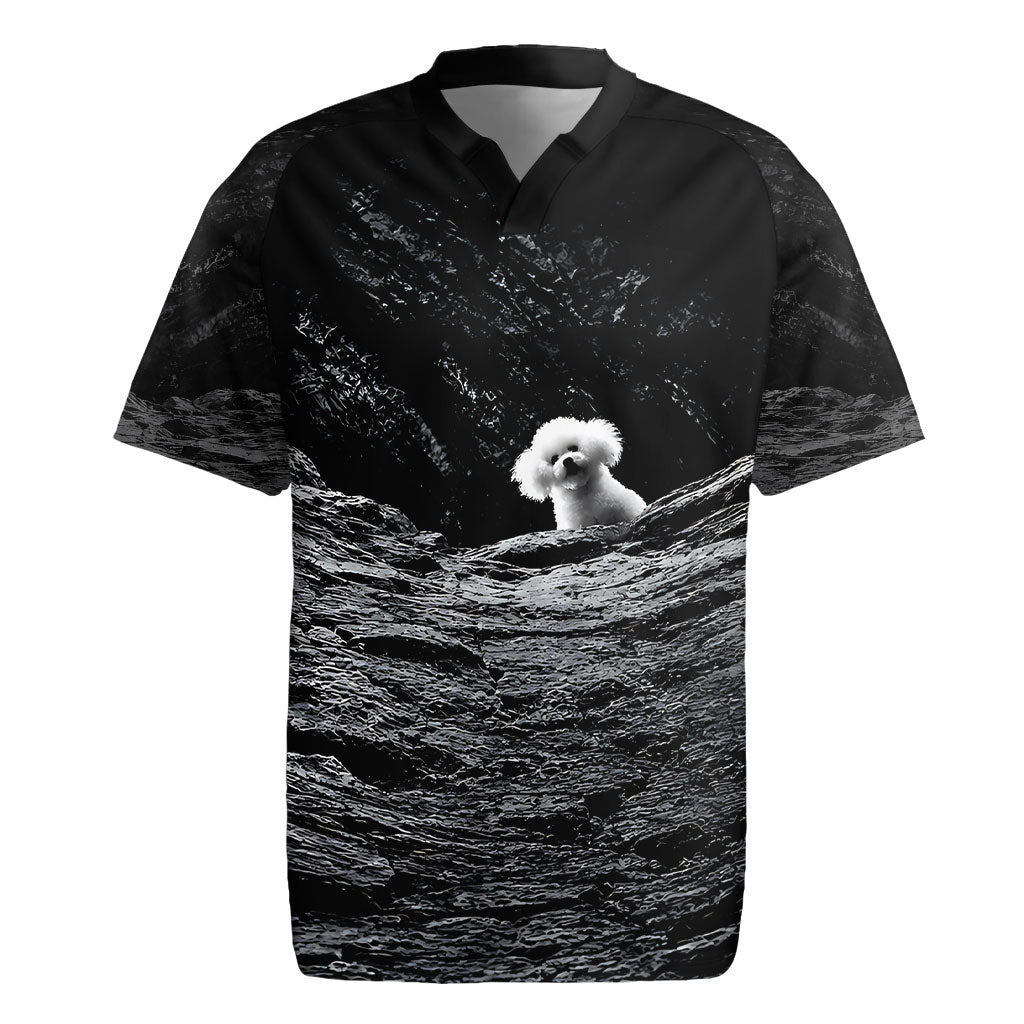 A Little Lamb in the Killer Silence Cute Serial Dog Rugby Jersey Pet Lover