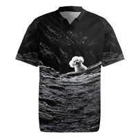 A Little Lamb in the Killer Silence Cute Serial Dog Rugby Jersey Pet Lover