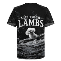A Little Lamb in the Killer Silence Cute Serial Dog Rugby Jersey Pet Lover