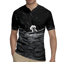 A Little Lamb in the Killer Silence Cute Serial Dog Rugby Jersey Pet Lover