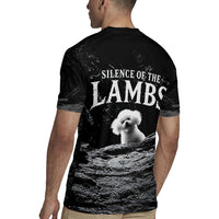 A Little Lamb in the Killer Silence Cute Serial Dog Rugby Jersey Pet Lover