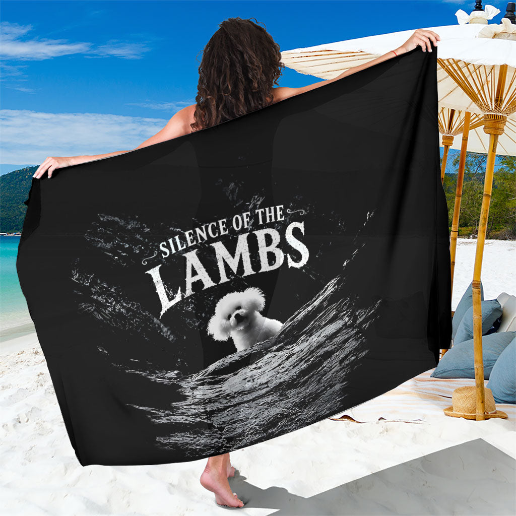 A Little Lamb in the Killer Silence Cute Serial Dog Sarong Pet Lover