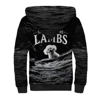 A Little Lamb in the Killer Silence Cute Serial Dog Sherpa Hoodie Pet Lover